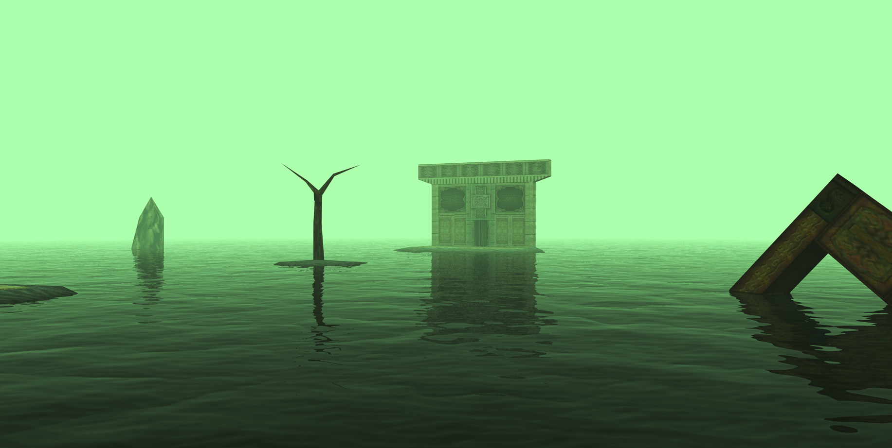 The Water Temple from Legend of Zelda: Ocarina of Time (Dark Link Fight Room)